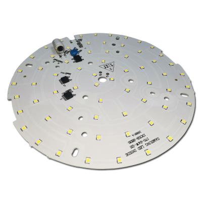 China Stable Supply D170mm 24W AlGaInP DOB 220V AC Led Chip Pcb Round Samsung 2835 SMD Led Module For Bulb Downlight Wall Lamp for sale