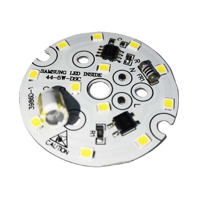 China For Downlight Supply Mls Led PCB Driver 5w On Board AC 220v Led PCB Led Light Source For LED Bulb Downlight for sale