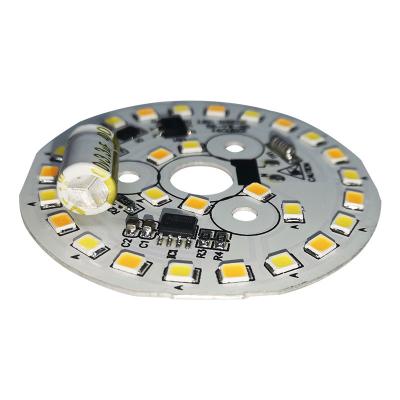 China High Quality Downlight 7W AC220V IC High Voltage Drive 2 Color Switchable Samsung 2835 SMD LED Module For Downlight for sale