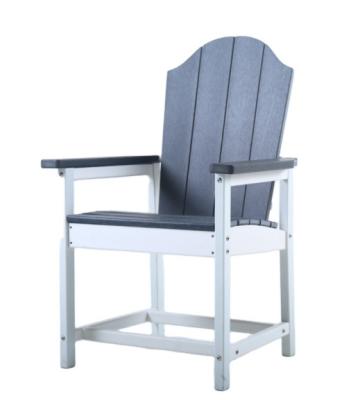 China Eco-Friendly Waterproof And Eco-friendly Dining Chairs UV Resistant \ Water Proof \ Weather Resistant Modern HDPE Factory Customized Leisure Plastic Dining Chair for sale