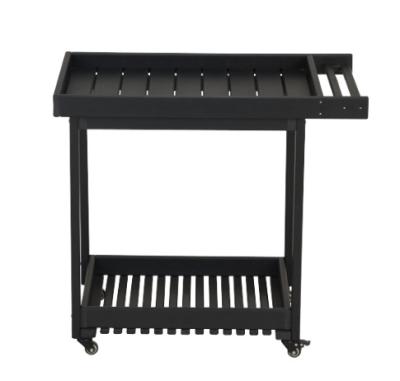 China Patio\garden\cottage\yard\beach\outdoor simple and easy to assemble HDPE outdoor kitchen cart waterproof plastic kitchen cart for sale