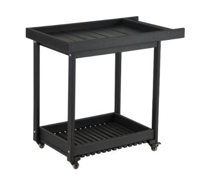 China High Quality Resistant Simple\Water Proof\Weather And Easy Eco-Friendly\UV Outdoor Kitchen Cart HDPE UV Protected And Eco-Friendly Kitchen Cart For Garden for sale