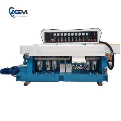 China Agm 9 Motors Glass Edge Grinding Machine Polishing Processing for sale