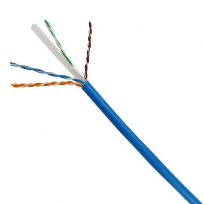 China pvc because wire 1Gbps 1000 feet 2 rolls cat6 color utp blue lan cable 1-Honto Ethernet Ethernet for sale