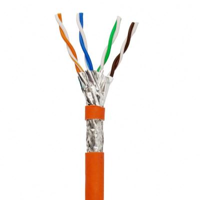 China Pure solid bare copper 1000 feet cat7 screend data cable China manufacturer for sale