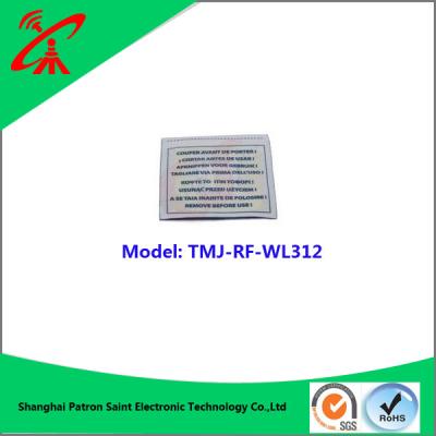 China RF soft woven security sensor tag 8.2MHZ for sale