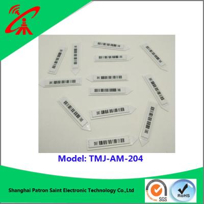 China 58khz Customized Am Label Eas Soft Tags Barcode Color Eas Soft Label TMJ-AM-204 for sale