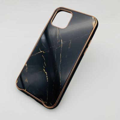 China Marble Glass Back Cover Marble Glass Back Cover For iphone 11 Glass Phone Case For iphone 11 pro max for sale