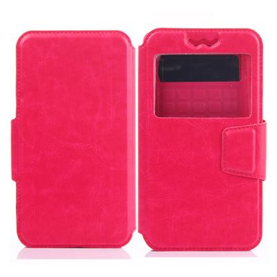 China Cheap Factory Price 6 Book Universal Sizes PU Leather Flip Phone Case for sale