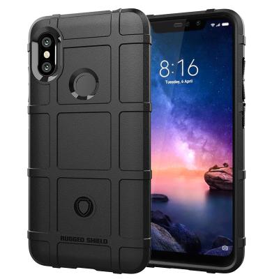 China Rugged Shield Frosted Soft Back Case For Xiaomi Redmi Note 6 Pro Mobile Phone Cover for sale