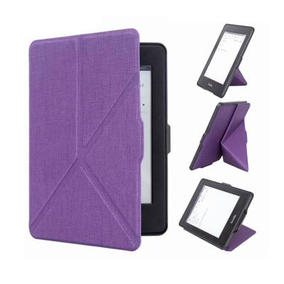 China Stand Flip Cover Transformers Cases For Amazon Kindle Paperwhite PU Tablet Leather Cases Cover For Kindle Paperwhite OEM Cover for sale