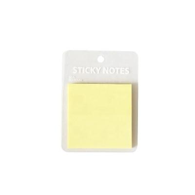 China Custom Logo Clear Self Adhesive Matte Transparent Sticky Notes Memo Pad for sale