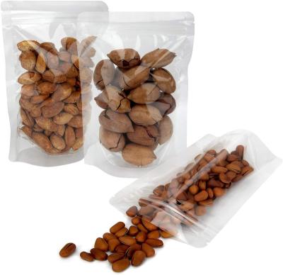 China Doypack Disposable Custom Resealable Ziplock Microwave Bag Coffee Nuts Snacks Reusable Food Packaging Bag for sale