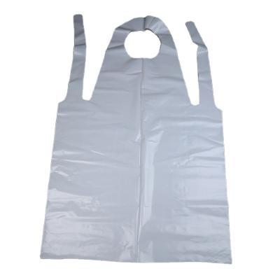 China White smooth or embossed pe embossed disposable biodegradable plastic apron for sale