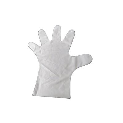 China Disposable plastic food contact grade poly tape gloves household pe gloves cleaning products for food grade for sale