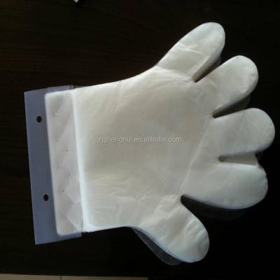 China Biodegrade And Recycled Polythene Biodegradable Plastic Household Plastic Disposable Gloves for sale