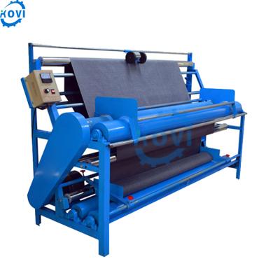 China Single Manual Cloth Rolling Machine Manual Automatic Roll Cloth Inspection Rolling Cutting Machine for sale