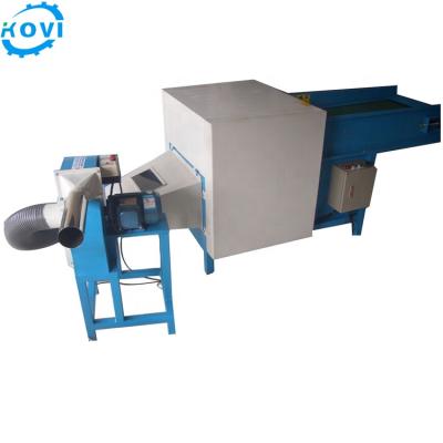 China Hometextile making textile waste recycling polyester fiber automatic opening and rest filling machine price for sale