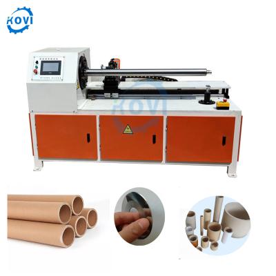 China Automatic Farms Paper Tube Cutting Machine PVC Cardboard Cutter Paper Pipe Core Making Machine for sale