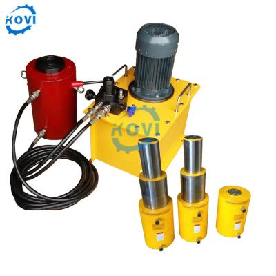 China Electric Hydraulic Jack Bridge Construction Mine Construction 110v 50t Jack System Height Elevator Types for sale