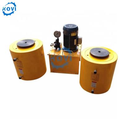 China Bridge Building Mine Construction 250 Ton Mining Cavity Electric Cylinder System Hydraulic Jack Jack for sale