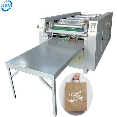 China Paper Bag Flour Woven Bag 1-6 Colors Rice Bag Printer Woven Paper Carry Bag Logo Flexo Printing Machine For Paper Bag for sale