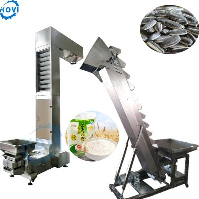 China Fire Resistant Inclined Bucket Elevator Conveyor Price Single Grain Bucket Elevator Conveyor for sale