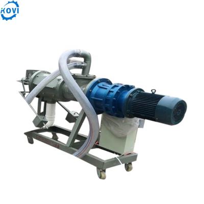 China Animal Waste Poultry Pig Cow Wet Dung Animal Chicken Manure Squeezing Dehydrator Crusher Dewatering Machine for sale