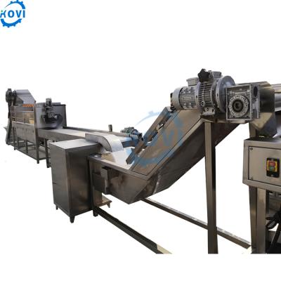 China Full Automatic French Fries Production Line Full Automatic Frozen French Fries Production Line Potato Chips French Fries Production Line for sale