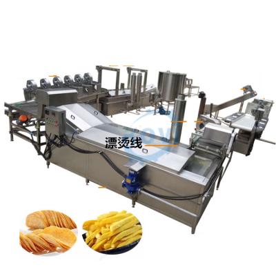 China Frozen French Fries Packing Potato Chips Production Line Machinery Full Automatic Frozen French Fries Machine Price for sale