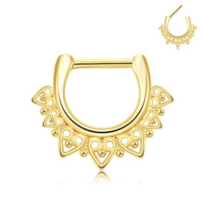 China Minimalist Nose Ring Rose Gold Nose Ring Jewelry cheap prices high quality CLASSIC for sale