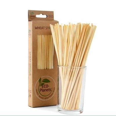 China 3-5mm Diameter Wheat Straws The Eco-Friendly Must-Have for Cafes and Coffee Shops for sale