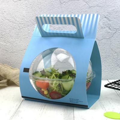 China Commercial Buyers' Favorite Disposable Ball Shape Pet Food Container with Card Sleeve for sale