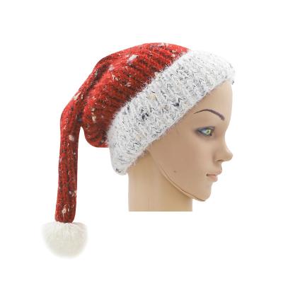 China Tik Tok Hot Sell Christmas Gifts JOINT Party Edge Curling Crochet Knitted Beanie Hat for sale