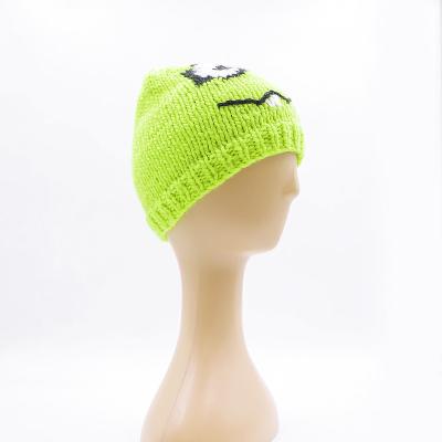 China COMMON New Products Spring Autumn Warmth Monolayer Funny Toddler Beanie Knitted Hat for sale