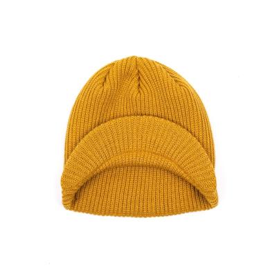 China COMMON Fast Delivery Machine Knit Heather Gray Yarn Brim Wholesale Acrylic Beanies for sale