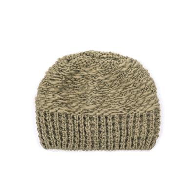 China JOINT Wholesale Skullies Pattern Machine Knit Hat Acrylic Thread Big Belly Yarn Skullcap for sale