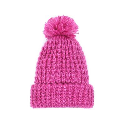 China Fashion COMMON Wholesale White Multicolor Unisex Knit Beanie Hat Custom Logo for sale