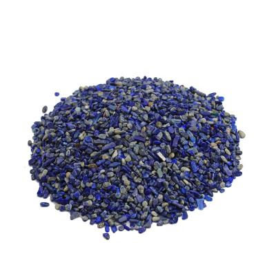 China China High Quality Natural Healing Gemstones Garden Decoration Crystal Chips Gravels Lapis Lazuli For. for sale