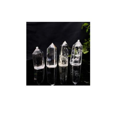 China China Hot Selling Good Quality Natural Healing Meditation Clean Energh Quartz Crystals Head Reiki Tower for sale