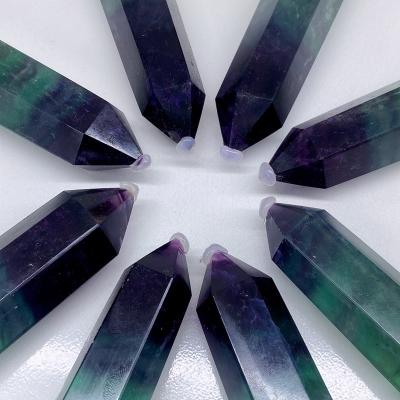 China Wholesale High Quality Natural Green Fluorite Crystal Point Healing Energh Tower From China For Home Decoration for sale