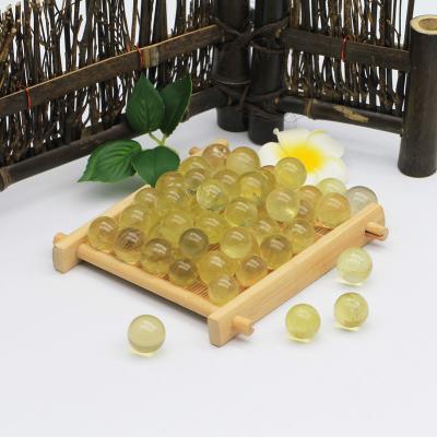 China China Wholesale High Quality Natural Citrine Crystal Stone Small Ball Hand Craft Sphere For Home Decoration for sale