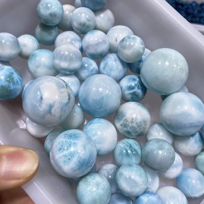 China Wholesale High Quality Natural Sphere China Small Larimar Dream Ball Stone Healing Crystal For Feng Shui Decoration for sale