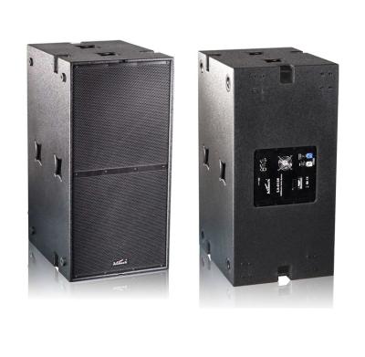 China 2x18 inch active subwoofer with Calss-D amplifier PSH-218A for sale