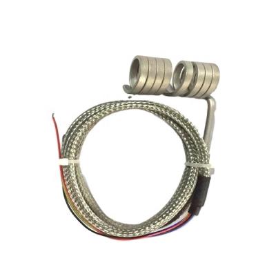 China Wrapping Machinery 32*25mm 220v 350w Industrial Mini Hot Runner Coil Heater with Thermocouple K type for sale