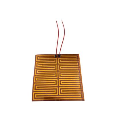 China Hotels 3v 10w Kapton Etched Aluminum Polyimide Film Heater Heating Element for sale