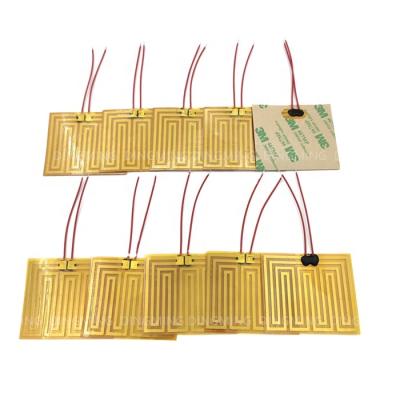 China Hotels Flexible Kapton Polyimide Heaters Film Heater Heating Element for sale