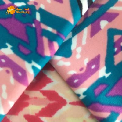 China Plain Lycra Spandex Fabric Italy Print Swimwear Fabric Wholesale for sale