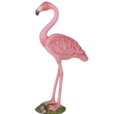 China Europe Flamingo, Large Realistic Pink Lawn Art Ornament Home Craft Flamingo Garden Ornament Decoration for sale