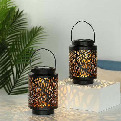 China Garden/Hotel/Wedding/Outdoor Solar Grave Lantern/Party 2022 New Arrival Hot Sale Waterproof Metal Hanging Garden Ornaments for sale